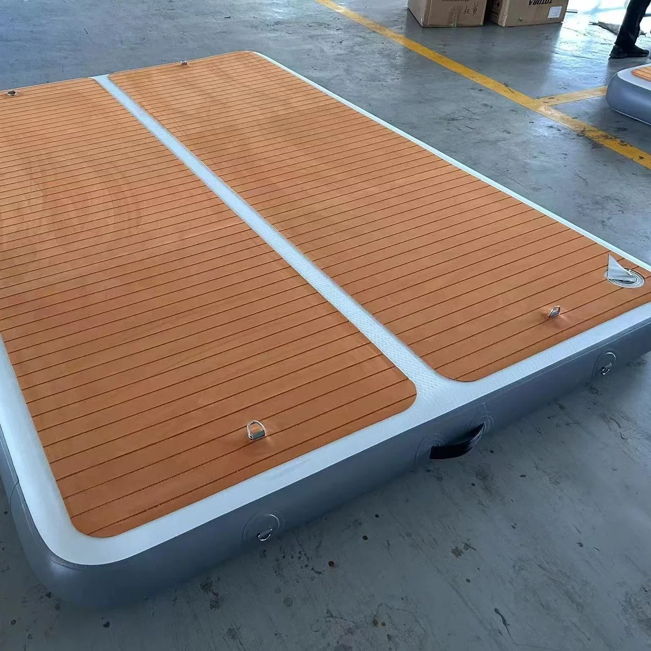 Isola per tappetino da nuoto galleggiante con acqua per barca gonfiabile Dropstitch da 3M