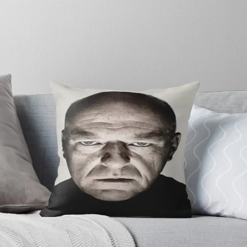 

Stretched Hank Schrader Face Breaking Bad Meme Throw Pillow luxury decor Pillowcases pillow