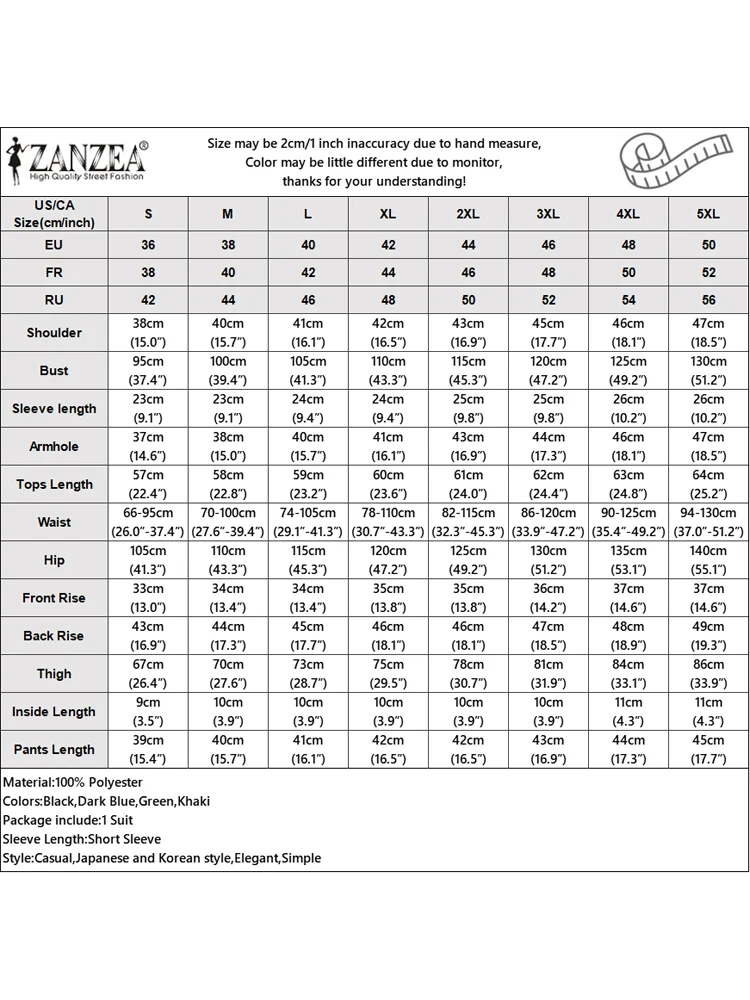 ZANZEA Casual Printing Tops Suits  Women 2024 Summer Outfits Elegant Holiday 2pcs Sets Korean Fashion Loose Pockets Short Sets