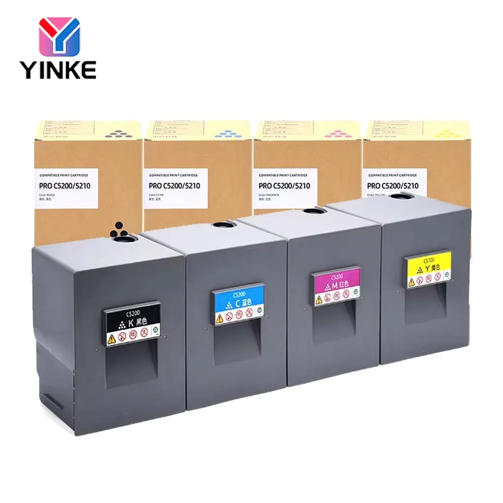 

1PCS C5200 Toner Cartridge For Ricoh Pro C5200 C5210 C5200s C5210s High Quality Compatible Copier Toner BK 700g CMY 500g