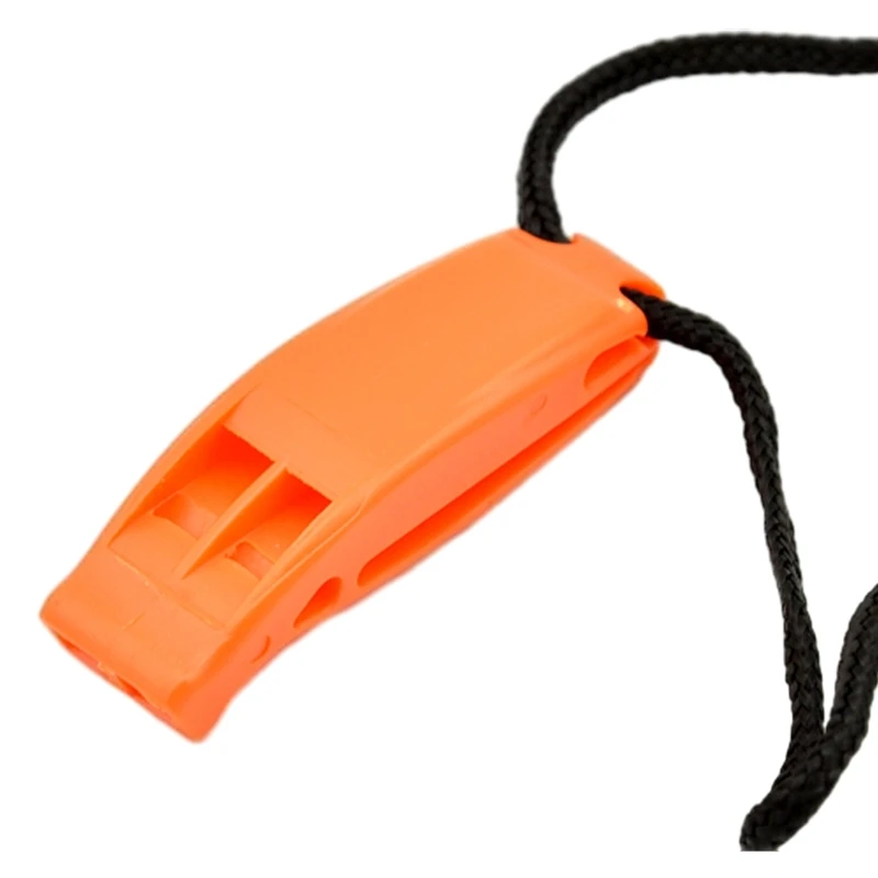 2Pcs Plastic Emergencies Keyring Safety Survival Hikings