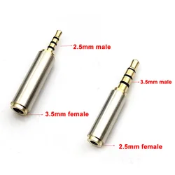 3,5mm zu 2,5mm/2,5mm zu 3,5mm Adapter Konverter Stereo Audio Kopfhörer Jack Hohe Qualität