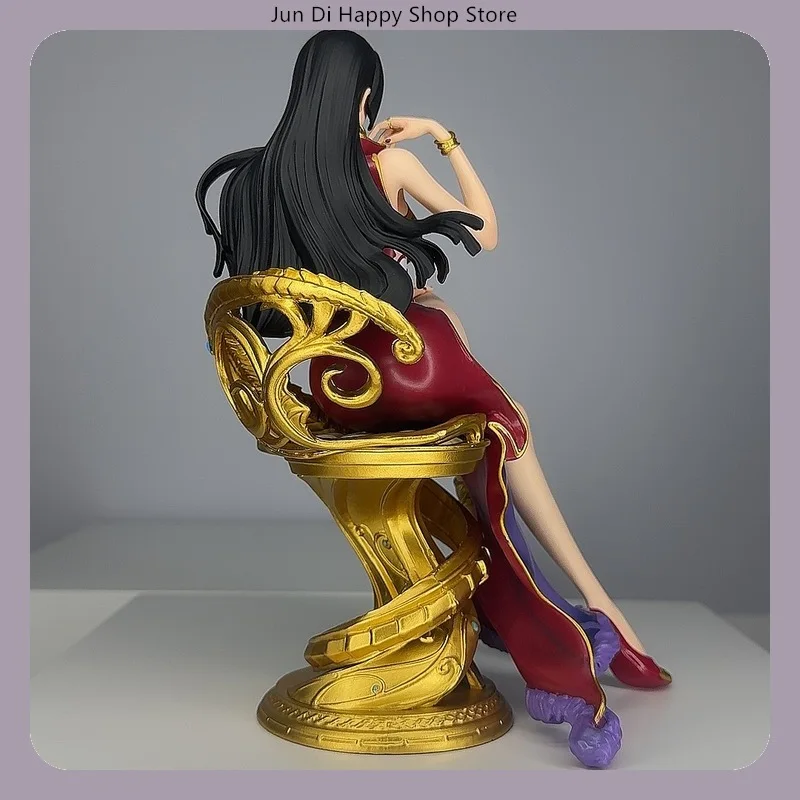 One Piece Boa Hancock Sitting Pose 23cm Anime Figur Statue Desktop Dekoration Geschenk ​