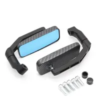 Pair Adjustable Motorcycle Side Mirror Anti-Glare Rearview Mirror With 8mm/ 10mm Threads For Honda Kawasaki Suzuki