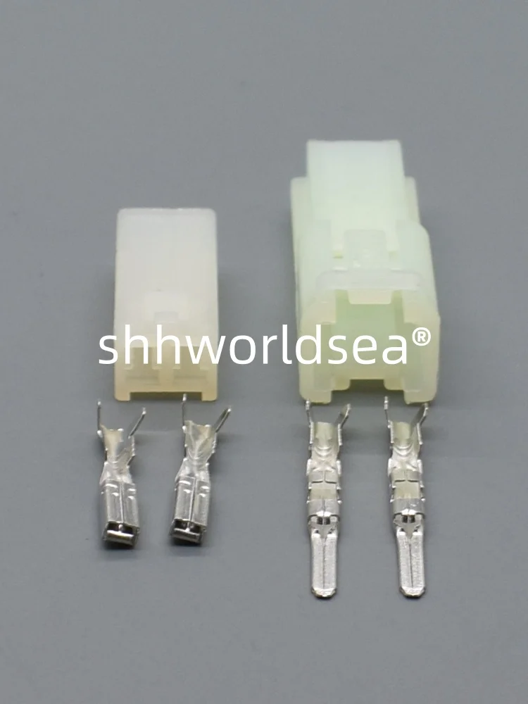 2/100set 2 Pin Electronic Female Male Automotive Connector MG620074 Connector Crimp Terminal Connector DJY7021A-2.3-21/11