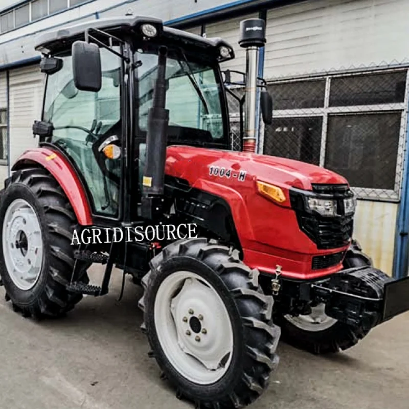 Equipamento de maquinaria agrícola feito na China, 4WD, 25, 30, 40, 50, 60, 70, 80, 90, 100, 120, 130, 140, 150, 180HP, trator 4x4