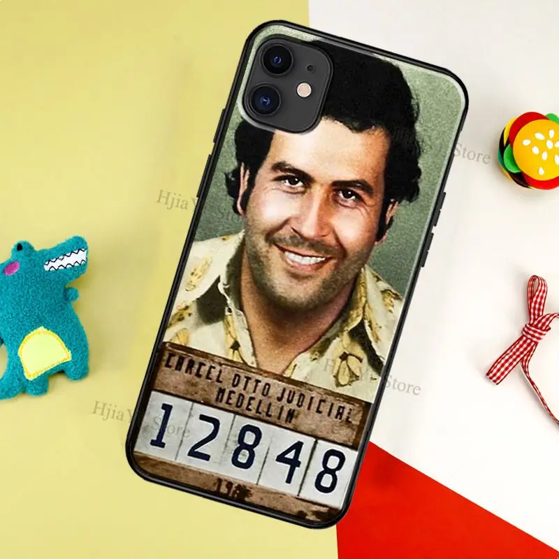 Pablo Escobar Case For iPhone 13 12 mini 11 14 Pro Max XR X XS Max 6S 7 8 Plus SE 2020 TPU Cover Shell