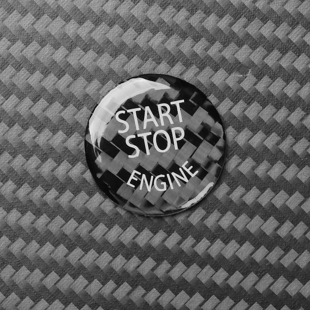 Brand New Car Cap Sticker Start Stop Button Trim Exquisite Interior Spare Accessories Easy Installation Lightweight