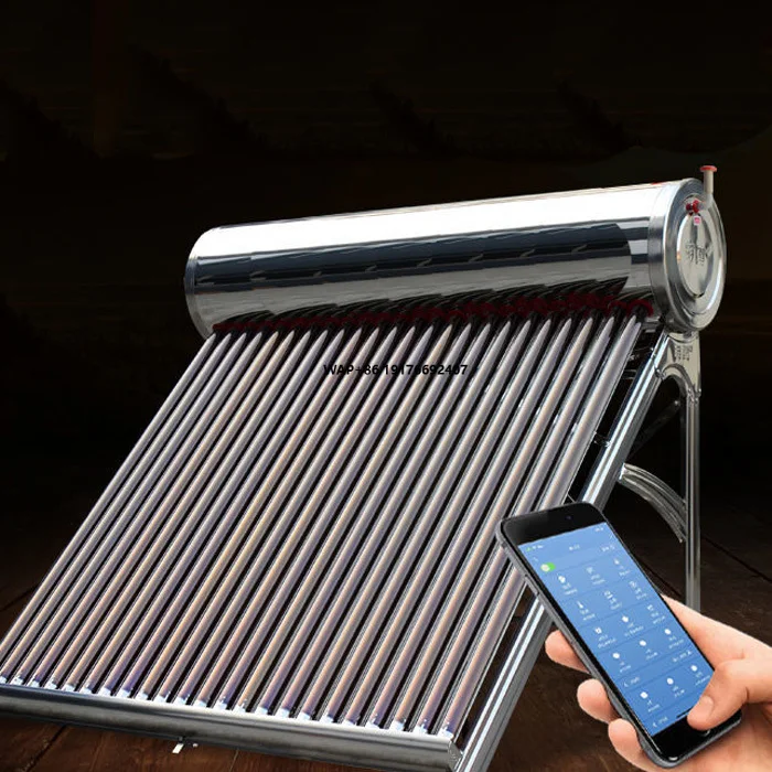 Factory Price 100L Home Use Solar Hot Water Heater System Evacuated Tube Type Separate Unpressurized for Outdoor Applications