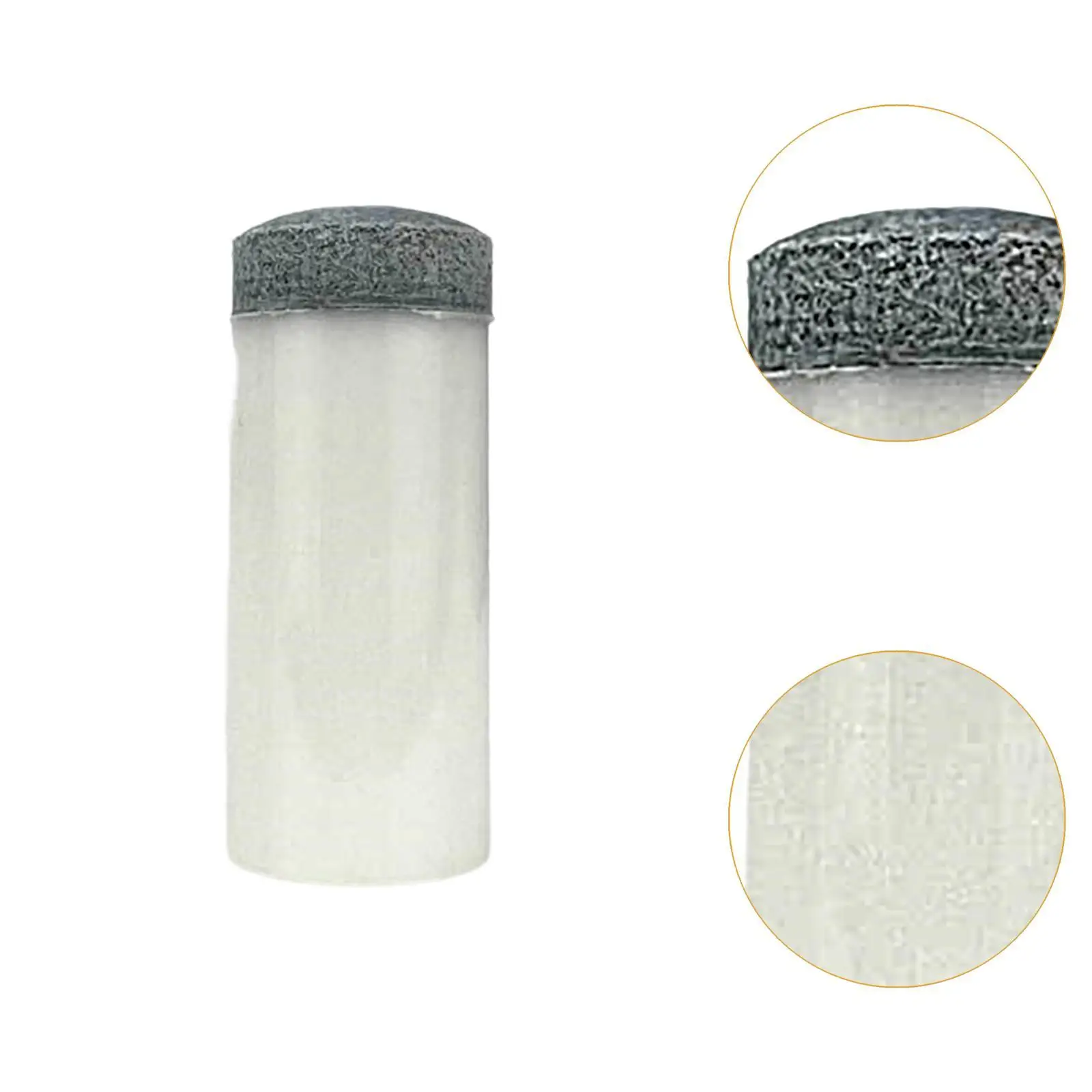 

Billiard Pool Cue Tips Easy Install Stick Head Covers with Pool Chalk for Billiards Cue Replacement and Table Games