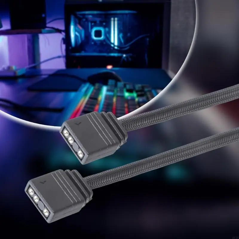 

462E ARGB Extension Cable 3Pin Femele to Female Distribution Line For Chassis Lights