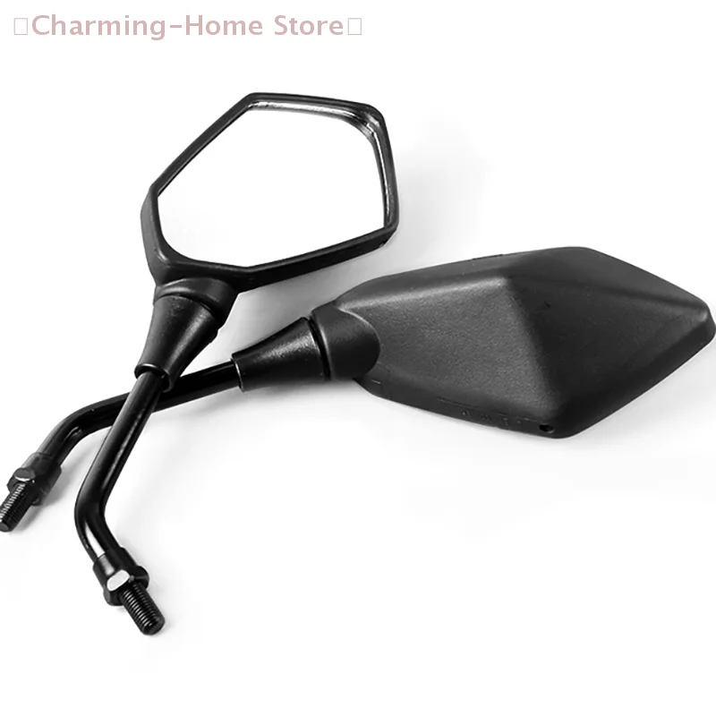 

【M】2 шт. универсальные зеркала для мотоциклов 8 мм 10 мм, выпуклые зеркала заднего вида для скутера, электронного велосипеда, широкоугольные защитные боковые зеркала