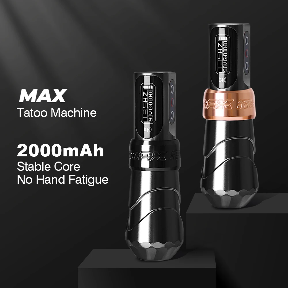 

Ручка для тату-машины Профессиональный беспроводной двигатель без сердечника 15000 об/мин с литиевой батареей для перманентного макияжа татуировщика