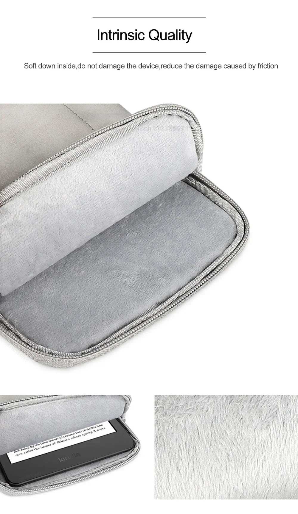 Case For Kindle Paperwhite 2024 12th Generation and Colorsoft 7 Inch Model No. SA569P SA568B E-book Bag Pouch 7”
