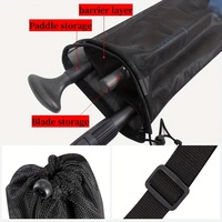 KOETSU Net bag paddle bag Portable Four-Section Kayak Paddle Bag, Ideal equipment for kayaking and canoe enthusiasts