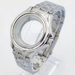 NH35 case 42mm case Sapphire stainless steel case suitable for NH35 dial GMT bezel case suitable for NH35/NH36 movement case