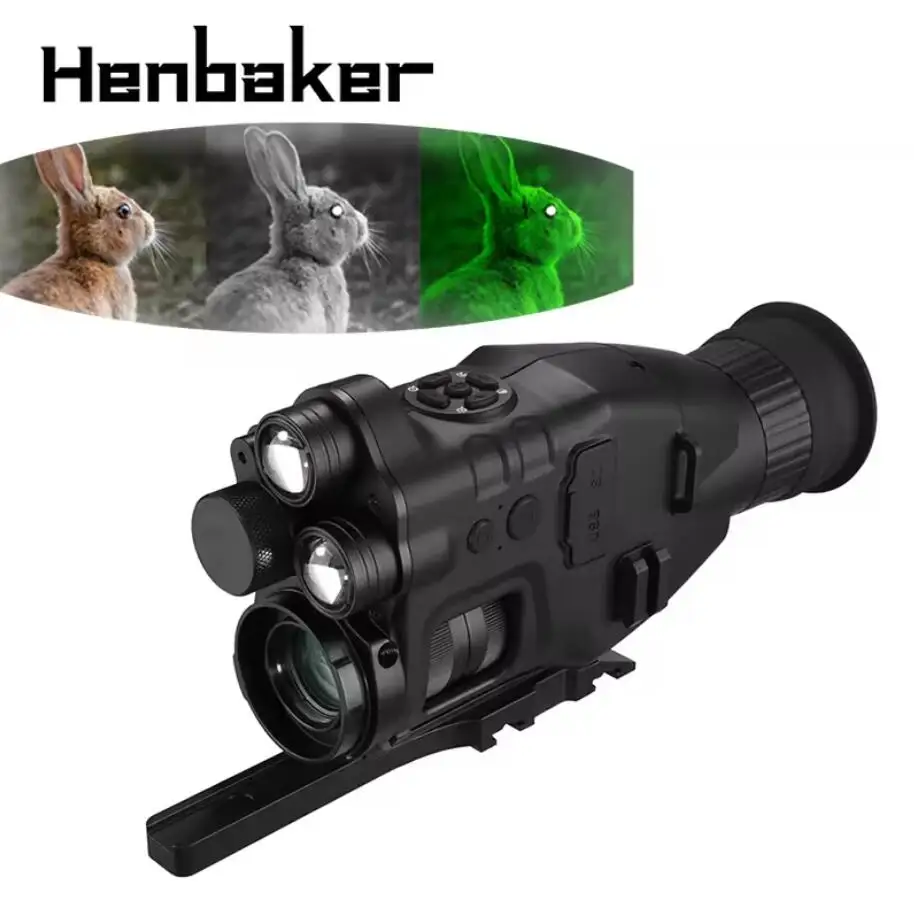 Henbaker Night Vision Moncular CY789 24x30 Night Vision Riflescope Wifi 1080P HD 850nm 940nm Infrared Camera Hunting NV Recorder