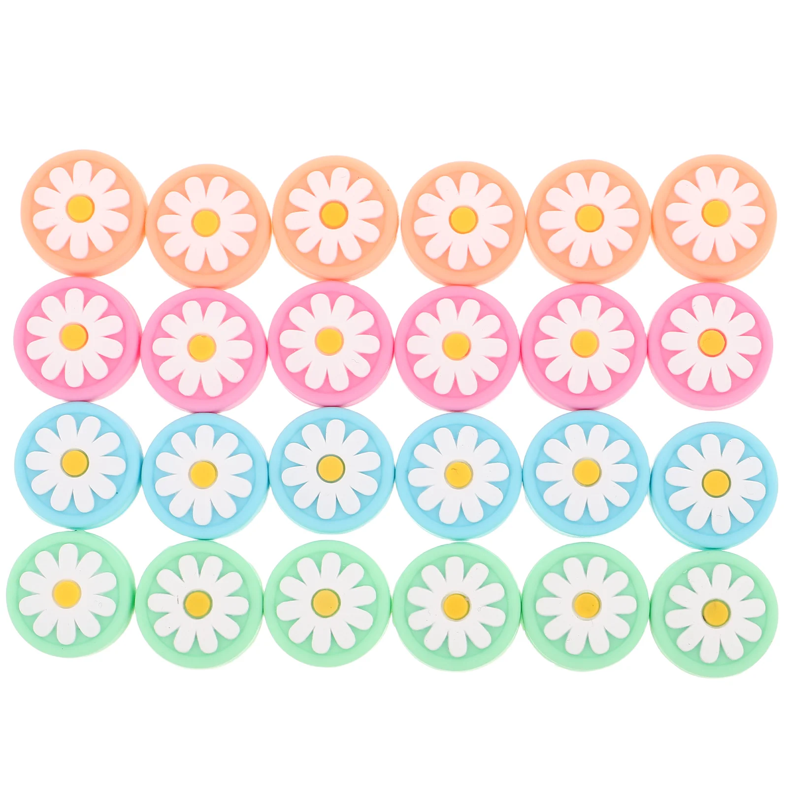 

24Pcs Gaming Accessories Joystick Replacement Caps Silicone Thumb Stick Covers Ergonomic Design for Long Sessions Action