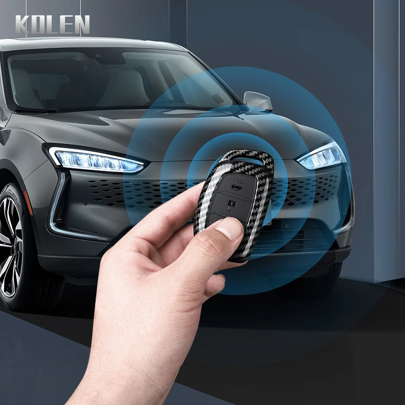 ABS Carbon Fiber Car Key Case Cover For Hyundai Tucson Santa Fe Rena Sonata Elantra Creta Ix35 Ix45 I10 I30 I40 Accessories Bag - view 6
