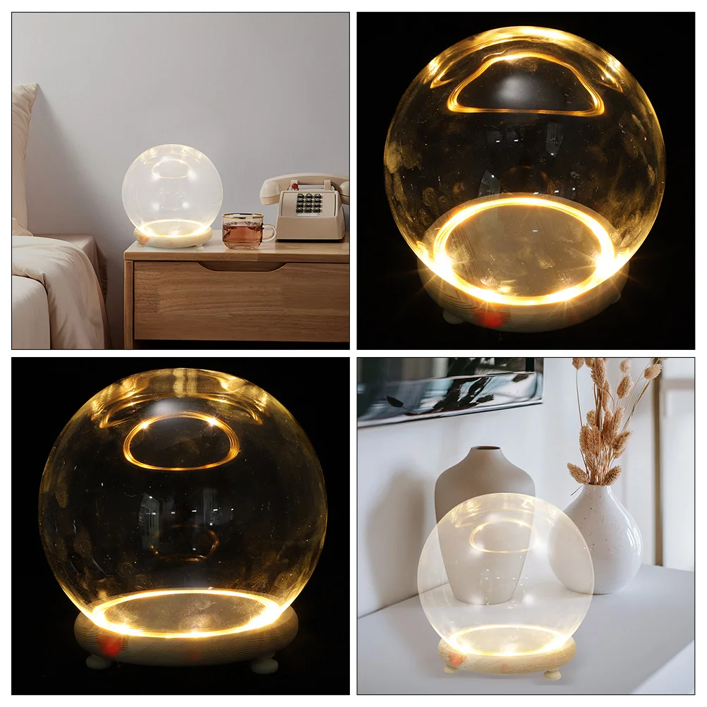 

Preserved Flower Glass Dome Cover Clear Display Case Decorative Home Coffee Shop Banquet Party Tabletop Ornament Eternal Flower