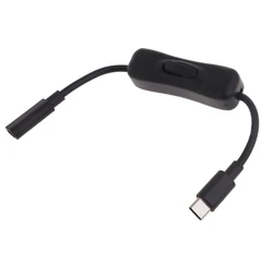 Convenient USB C Male to Female Extension Cable with On/Off Switches for 4 and Other Type C Devices