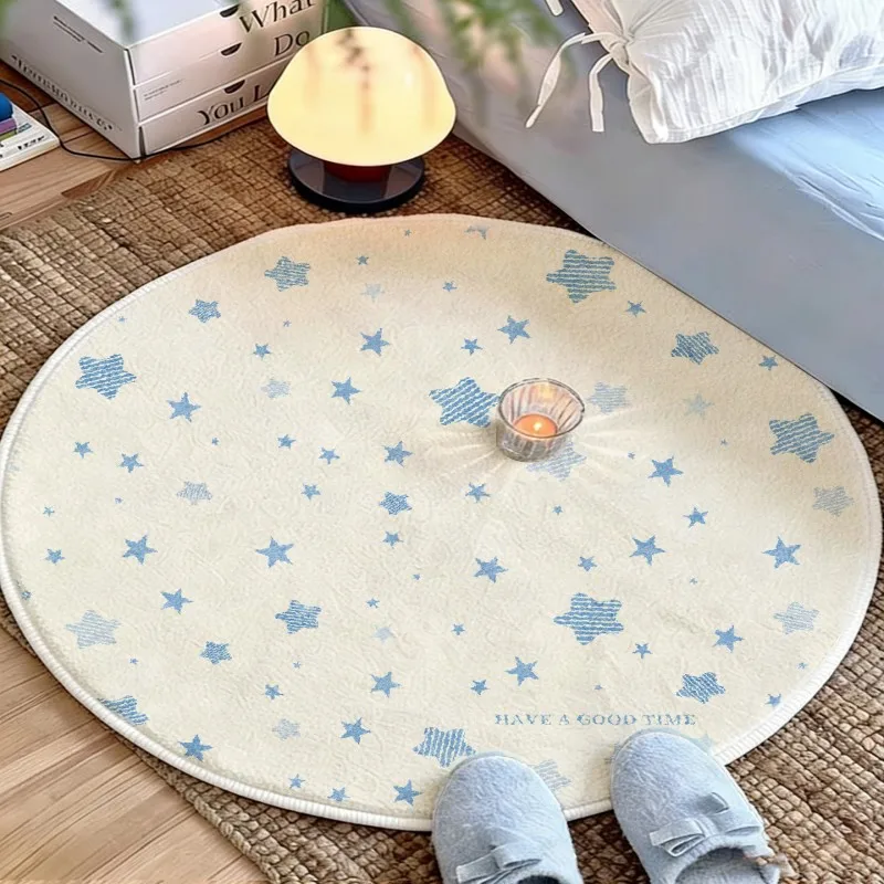 VIKAMA Korean-Style Instagram-Worthy Carpet – Non-Slip, Soft And Warm Living Room Sofa Mat, Bedroom Bedside Rug, Home Décor