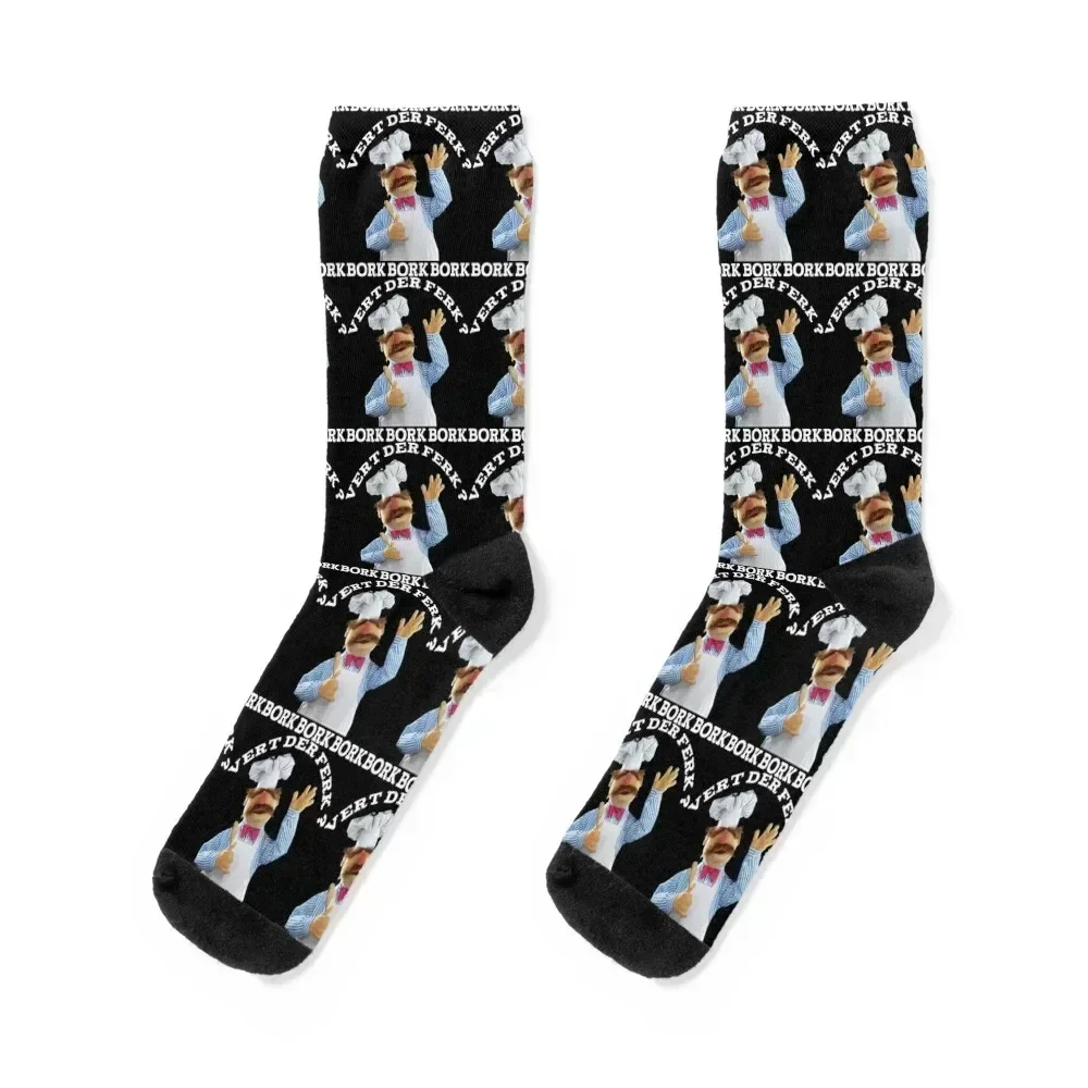 

The Swedish chef bork Socks Climbing hiking cycling colored Socks Male Women's
