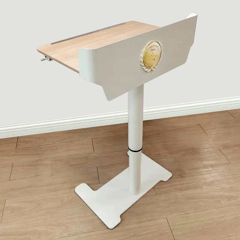 Multifunctional Movable Podium Stand Modern Simple Business Podium Training Conference Table Speaker Table