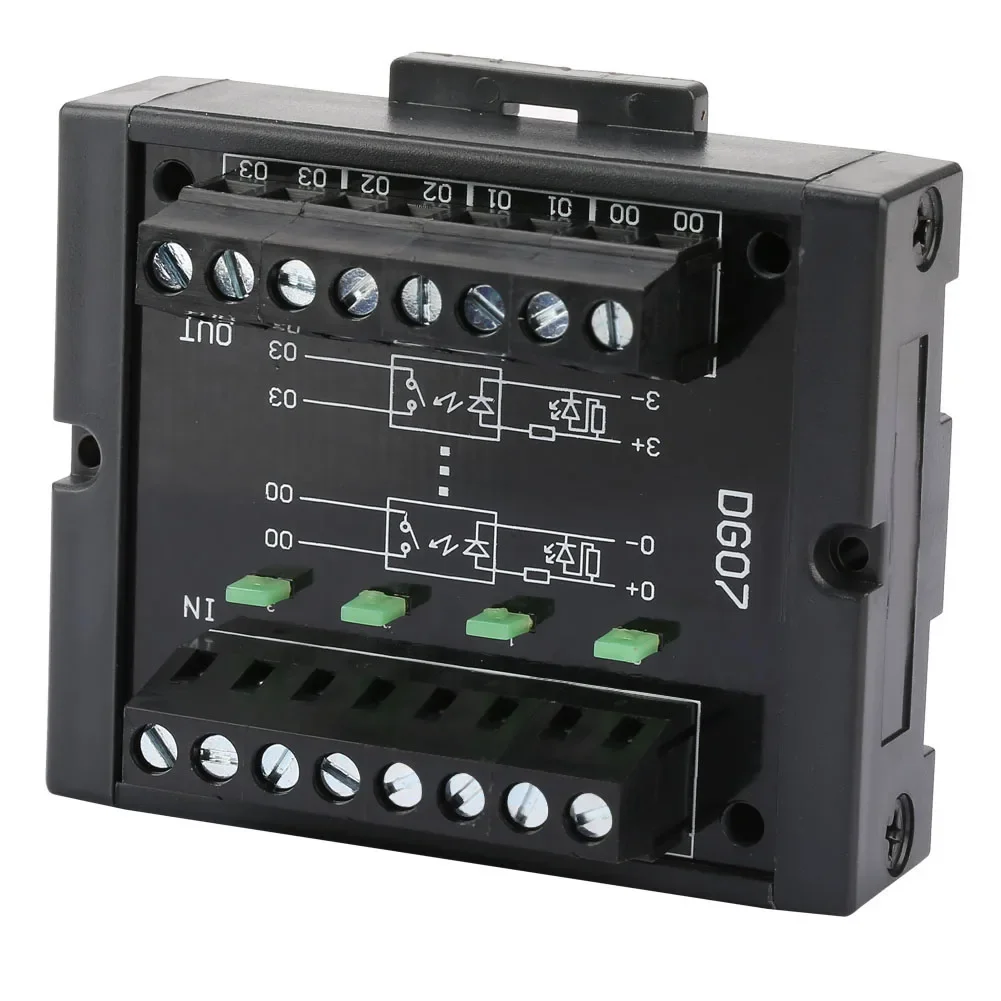 Convertidor de nivel de conversión de señal NPN a PNP de 4 canales, amplio voltaje 10-28V