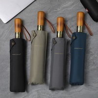 PARACHASE Big Rain Umbrella Waterproof Double Layer Windproof 10 Bones Umbrella Men Business Style Golf Large Automatic Umbrella