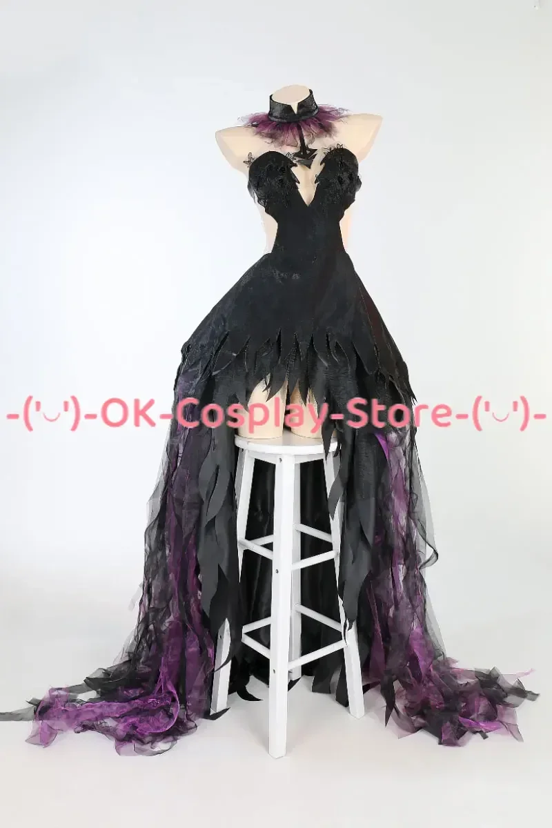 Akemi Homura Black Dress Anime Puella Magi Madoka Magica Cosplay Costume Women Cute Party Suit Halloween Uniforms Custom Made