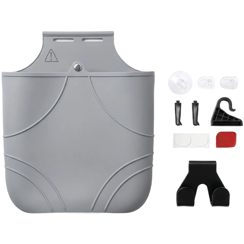 Car Seat Back Organizer Waterproof Removable Storage Bag With Hooks For Auto Interior Accessories Seat Back Organizer