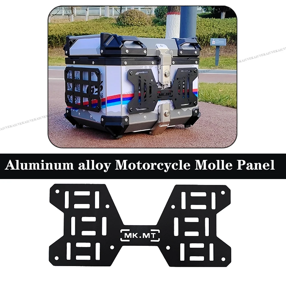 

Мотоциклетная панель Molle для хранения багажника, водонепроницаемый тактический универсальный органайзер из нержавеющей стали, модульное хранилище