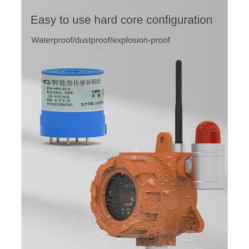 SNDWAY Explosion-Proof Combustible Gas Detector Can Support 4G Network Transmission All-In-One Installation Instruments