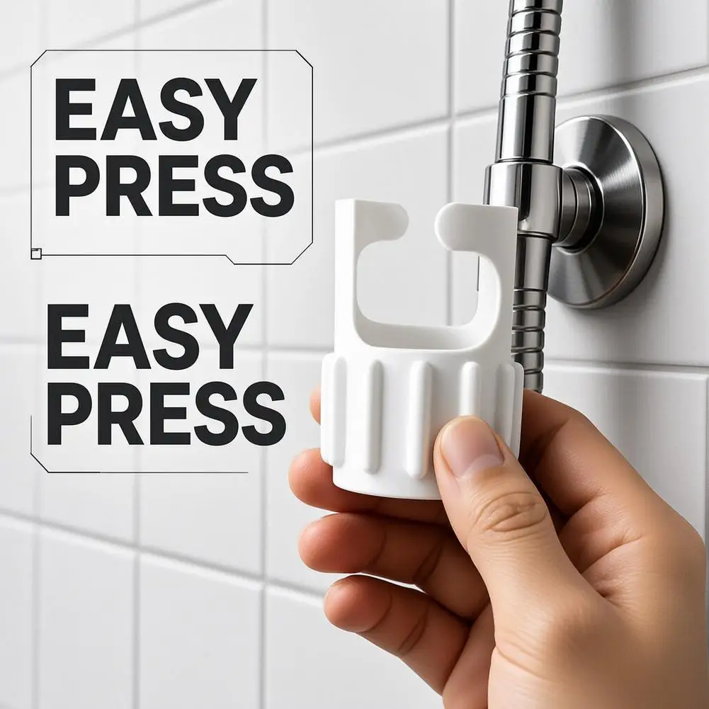 PLA Shower Timer Button Holder 3D Printing Waterproof Shower Push Lock Simple Water Control Button Holder For Public Use
