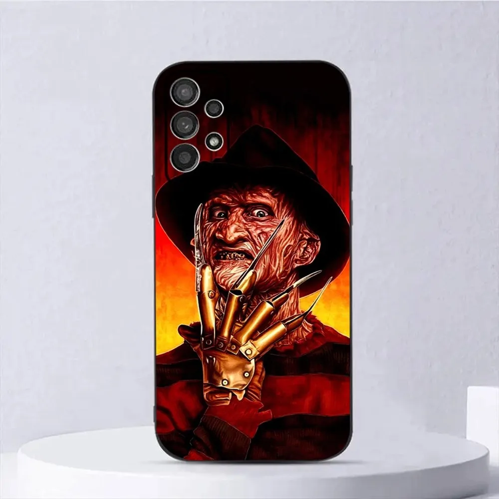 Film K-Krueger F-Freddy Horror Phone Case For Samsung Galaxy A13,A21s,A22,A31,A32,A52,A53,A71,A80,A91 Soft Black Shell