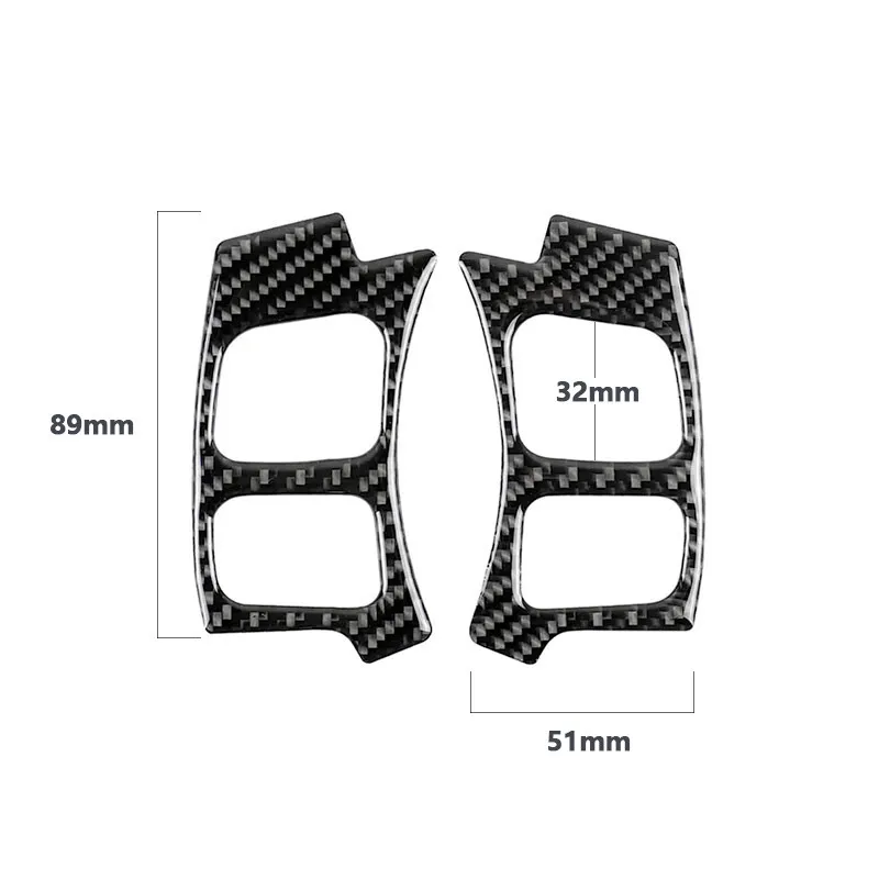 Car Soft Carbon Fiber Steering Wheel Buttons Trim Cover For Lexus IS250 NX200 200t 300h 2013 2014 2015 2016 2017 2018 2019 2020
