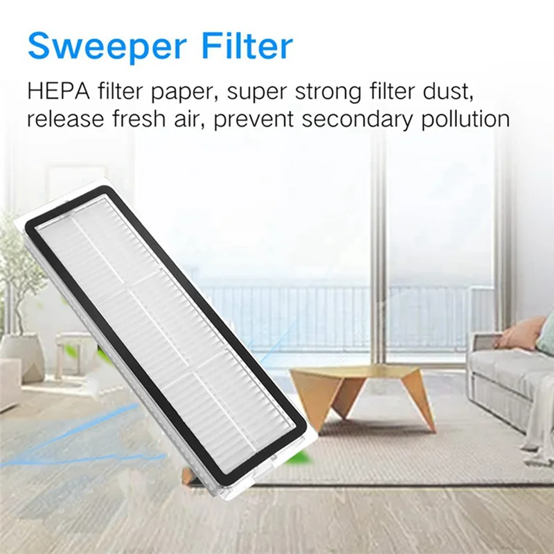 A24p kit de acessórios para dreame bot d10s/d10s pro robô aspirador rolo escova lateral principal filtro hepa mop panos peças