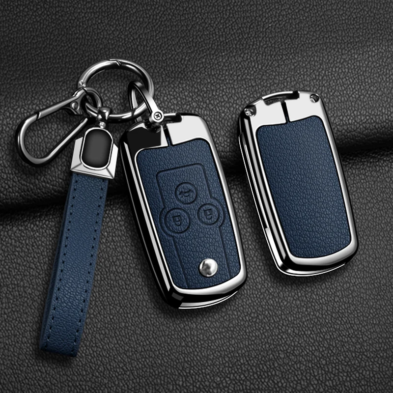 Funda para llave de coche con tapa, adecuada para Honda Civic Fit Accord CRV HRV Jazz Odyssey para Acura TL TSX ZDX RSX CRZ, accesorio para llavero