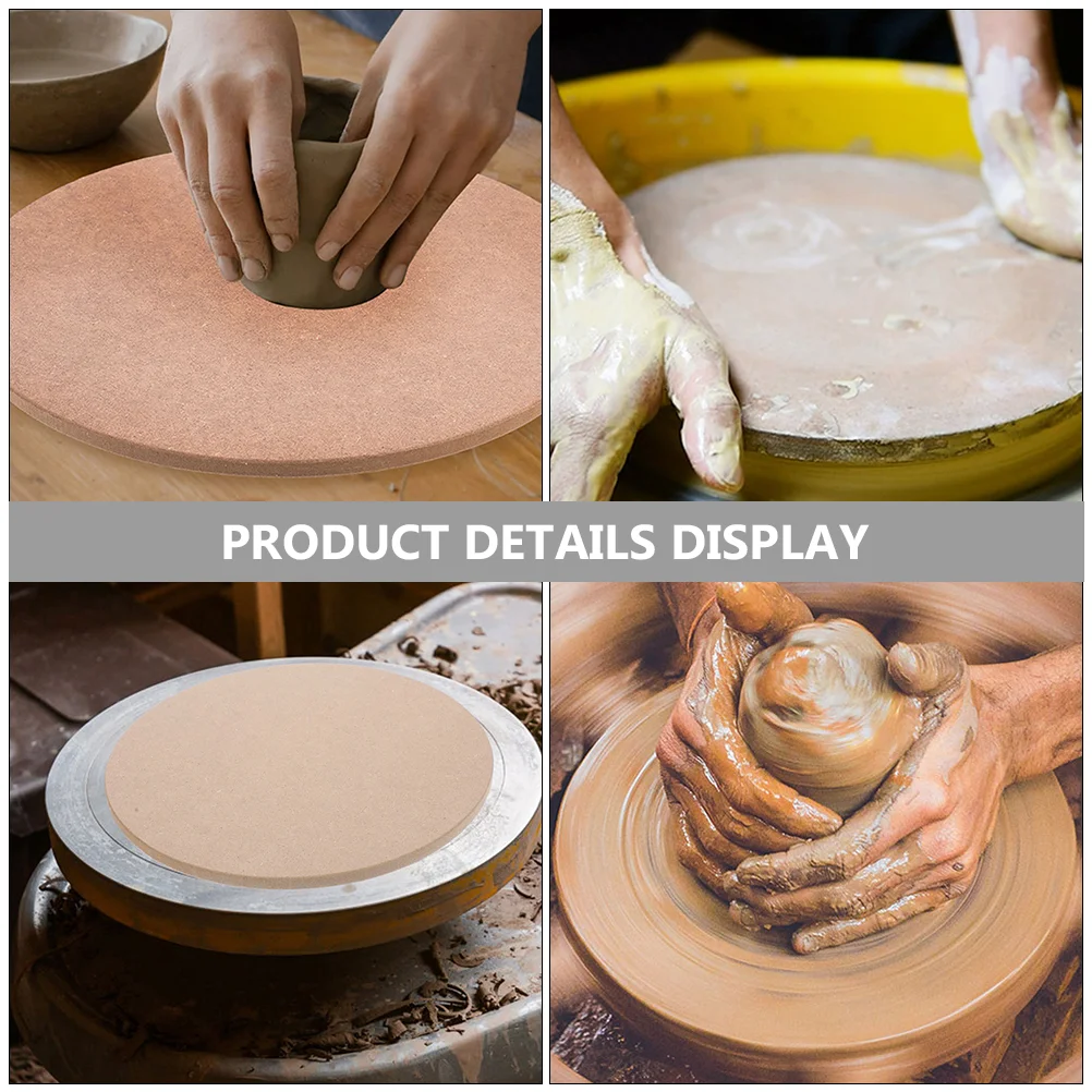 Ceramic Tools Density Board Pottery Wheel for Clay Plaster Wedging Bats Ceramics Material DIY Sculpting Plate