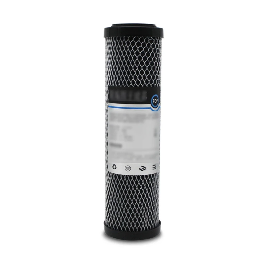 Waternoble 10 Inch Universal Anti-scaling Sintering Coconut Shell Activated Carbon Rod Filter Cartridge for Limescale Reduction