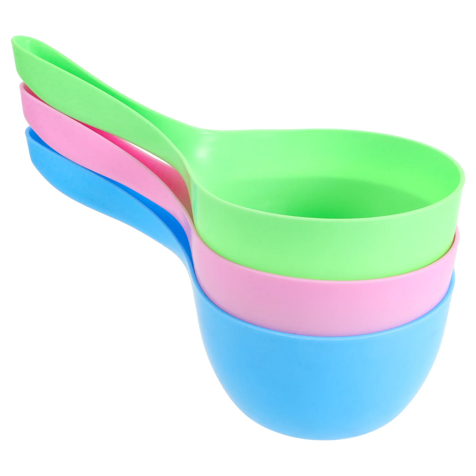 

3pcs Bath Ladle Thick Kitchen Water Scoop For Plants Shower Reusable Plastic Dipper Bathtub Bathroom Ladle Watering Tool