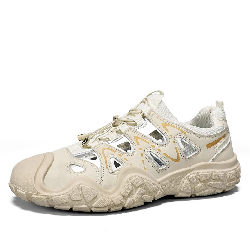 

Men's Casual Shoes Outdoor Sport Shoe Thick Soled Non Slip Male Trendy Shoe Breathable Sneakers Climbing Shoes Elastic Band New