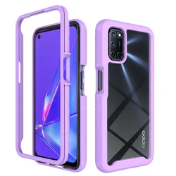 Hybrid Full Body Phone Case for OPPO A78 A 17 57 77 57 95 74 16 54 55 12 94 Reno 8 7 6 Lite Crystal Clear Rugged Protect Cover
