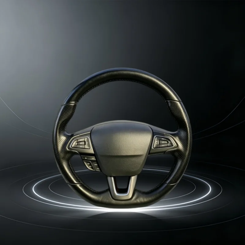 Car Steering Wheel Cover Artificial Leather For Ford Focus 3 2015-2018 Kuga Escape C-MAX Ecosport 2018 2019 Steering Wrap Cover