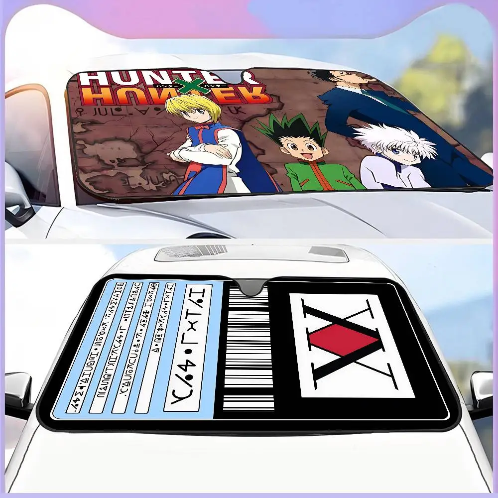 

Классический аниме-шторка для автомобиля M-Monster H-Hunter, защита от УФ-излучения для лобового и заднего стекол, накидка-козырек