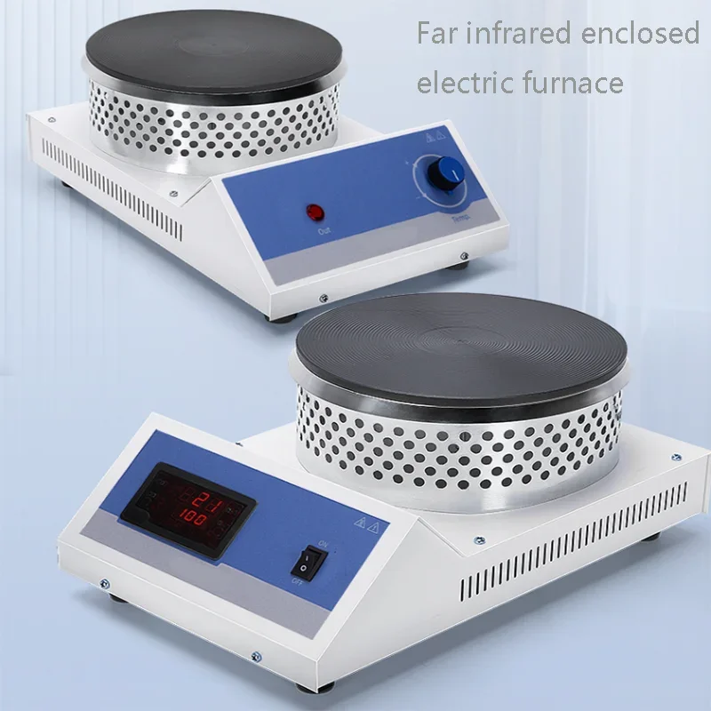//+Digital Display Far-infrared Enclosed Electric Furnace Laboratory Adjustable Electric Furnace Disc Heating Electric Furnace