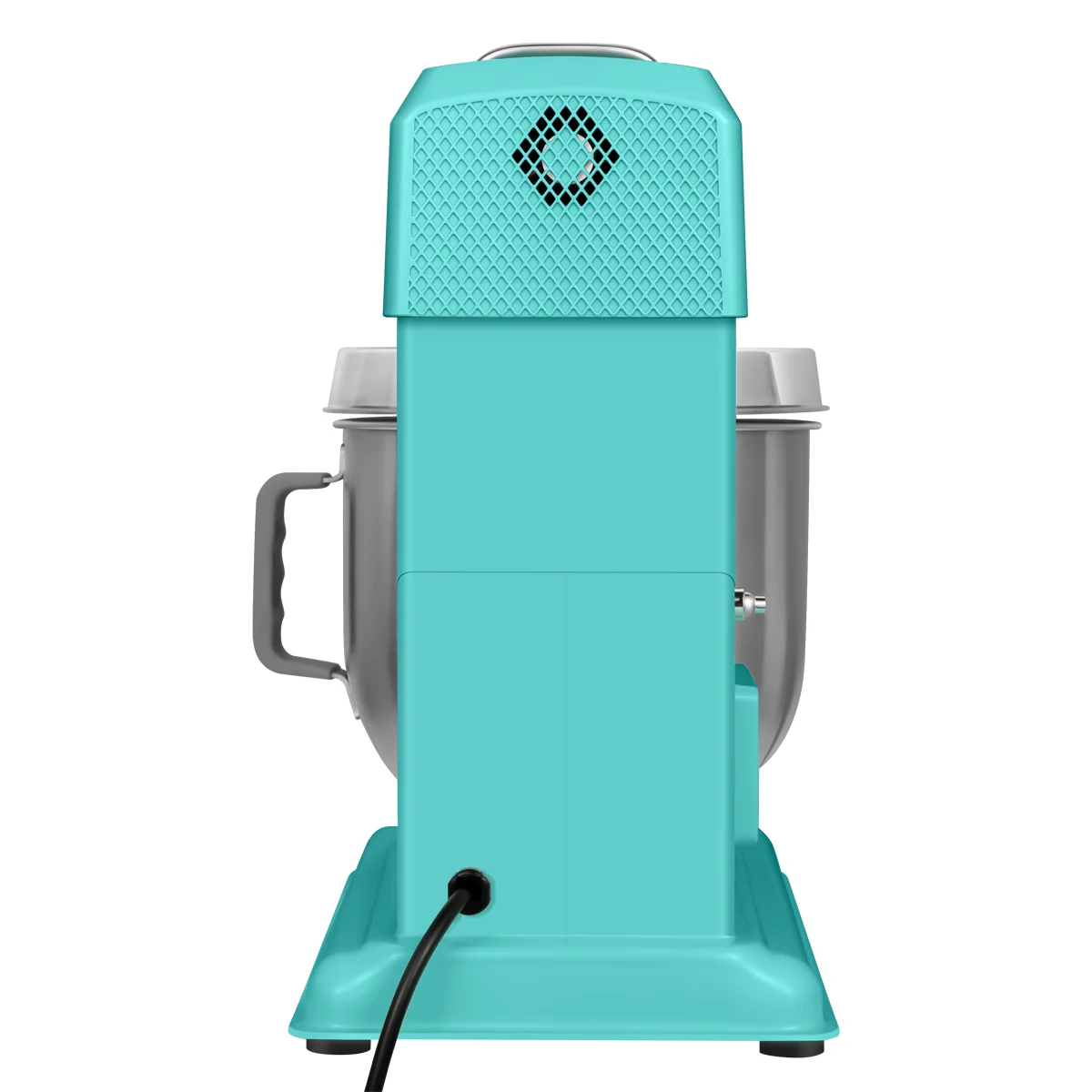 خلاط حامل الشيف للخبز - آلة مطبخ قوية وأنيقة، مع مضرب K، خطاف عجين، خفق و7 لتر، 300 وات، فضي #5