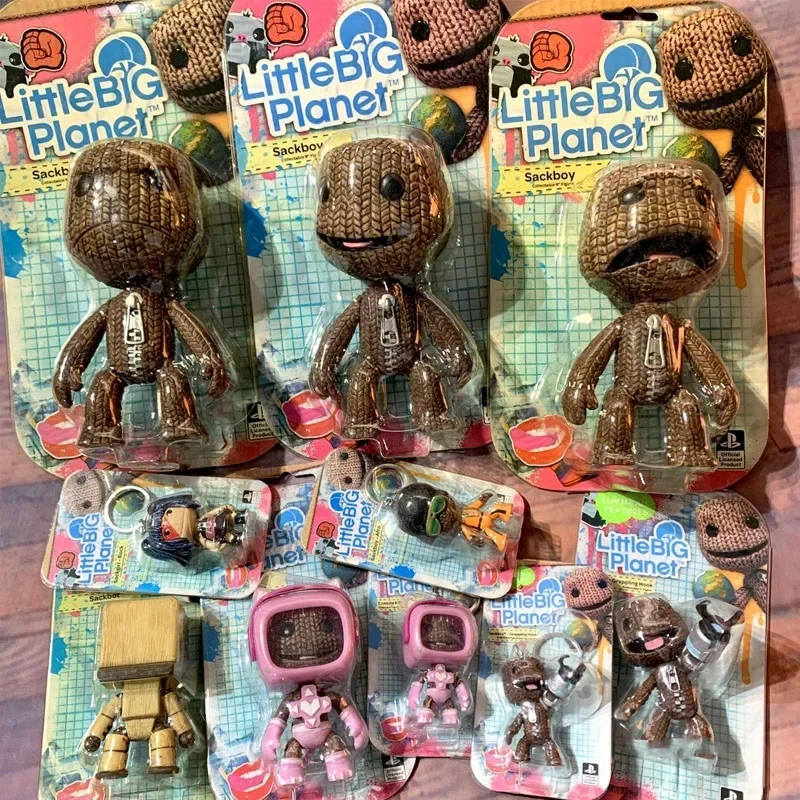 LittleBigPlanet Anime Figure Around Action Figure Joint Movable Game Tide Play Ornaments Key Chain Ornaments Children Toys