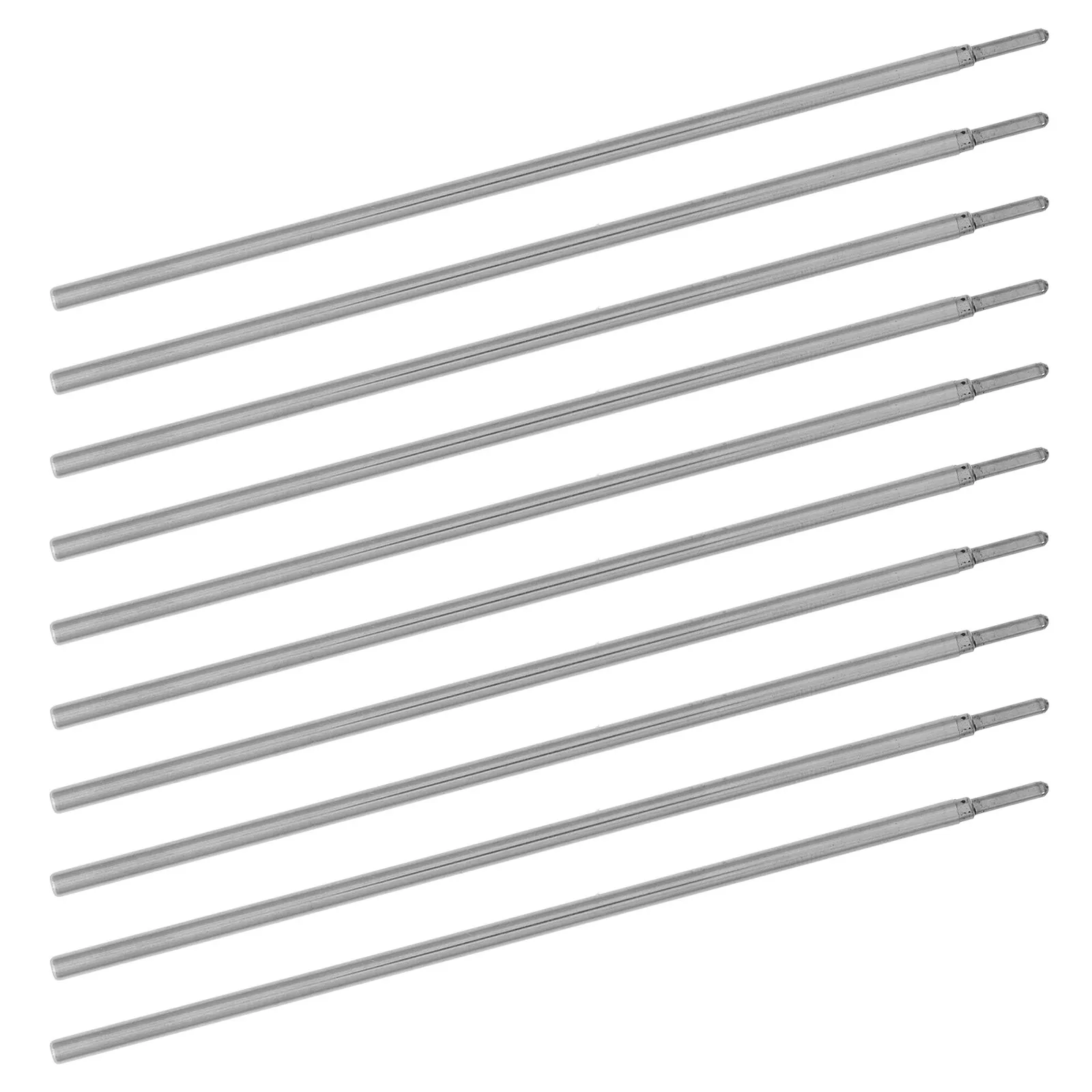 

10 шт. сменных стержней для тату-ручки, тонкий наконечник, алюминиевый сплав, для разметки кожи, для наборов для тату, косметических процедур, прочные